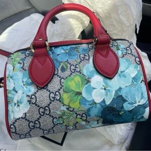 Gucci Supreme Bloom Mini Leather Speedy